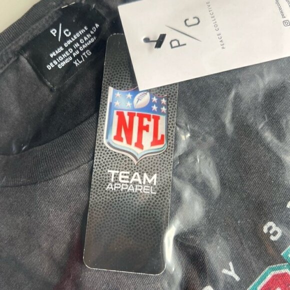 Peace Collective-Unisex Super Bowl XXVII Stonewashed T-Shirt-Black. Size:XL. NWT - Picture 6 of 10
